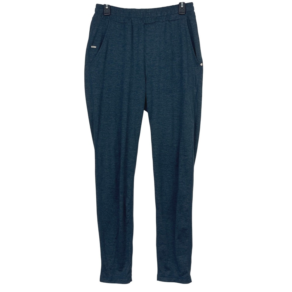 Vuori Ponto Performance Pants Mens Medium Blue Heathered DreamKnit Joggers V418